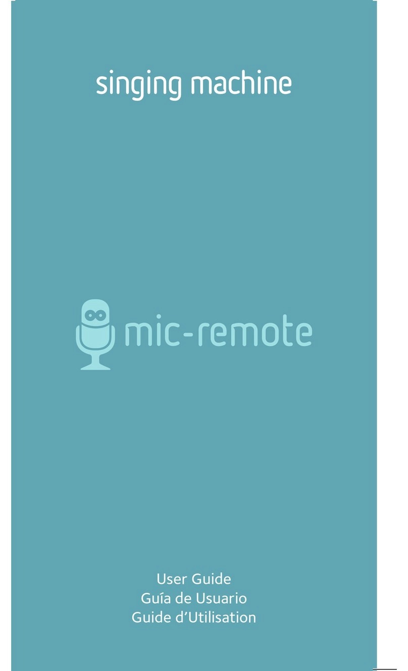 The Singing Machine mic-remote User manual