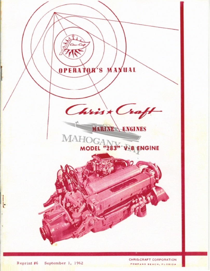 Chris-Craft 283 V-8 User manual