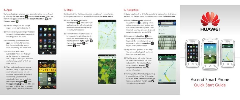 Huawei Ascend Y quick start guide