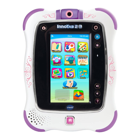 V-tech InnoTab 2S Wi-Fi Learning App Tablet Function guide
