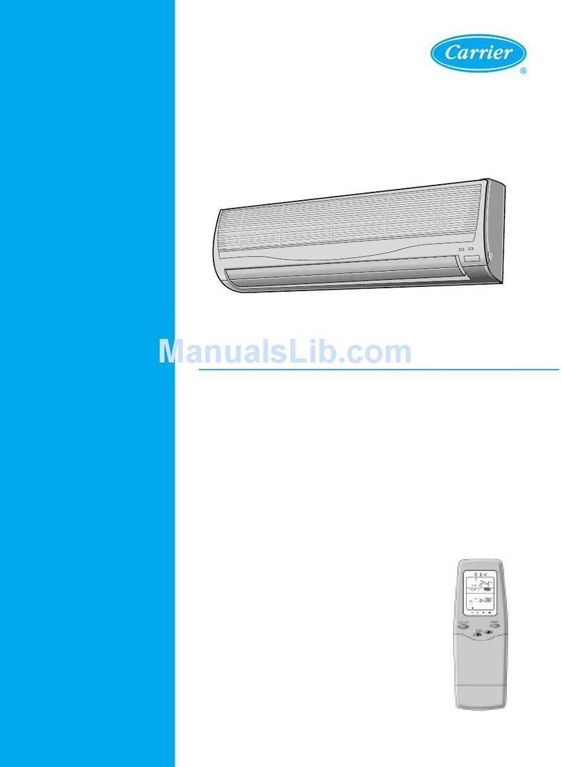 Carrier G Series Cooling User manual