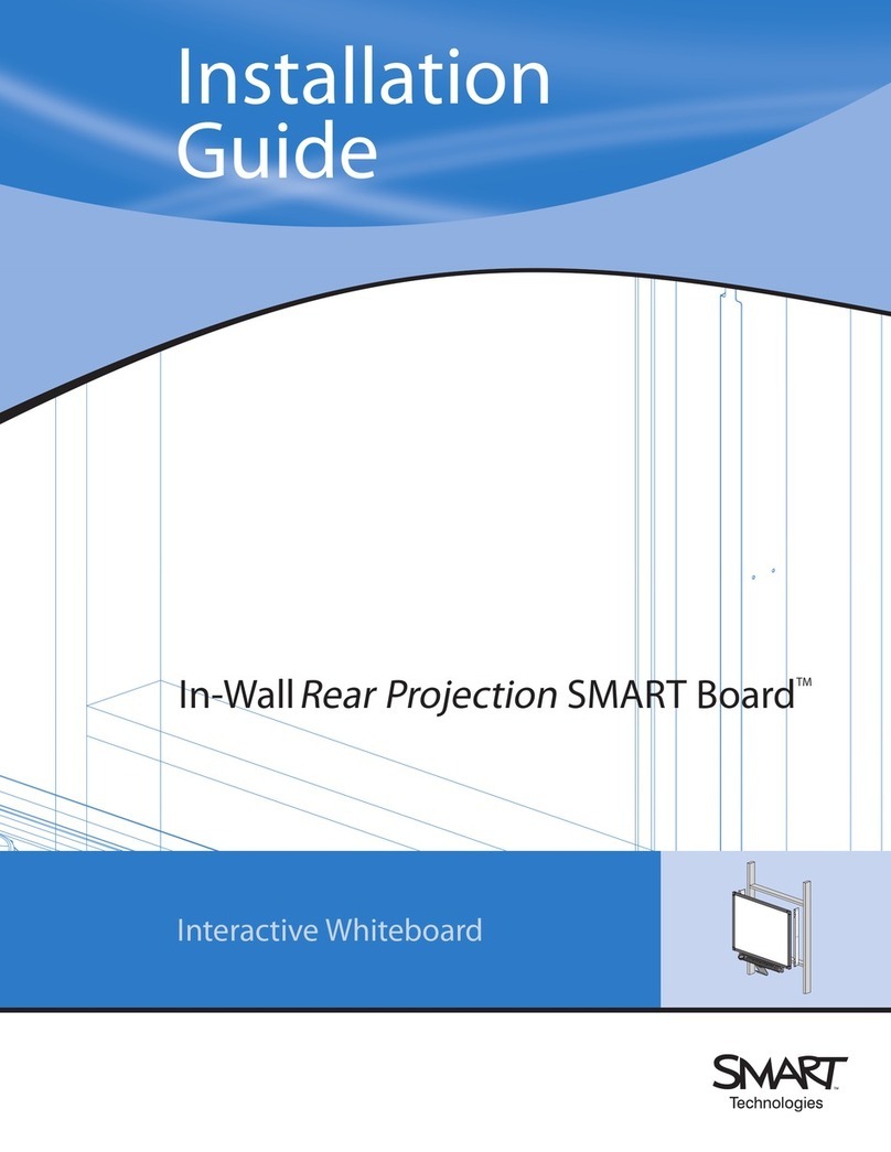 SMART Board In-WallRear Projection SMART Board installation guide SMART Board In-WallRear Projection SMART Board installation guide