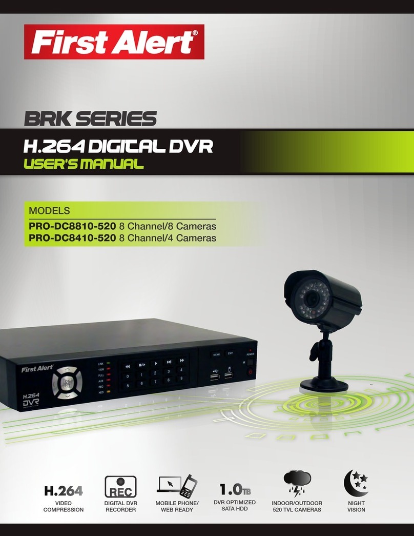 First Alert PRO-DC8810-520 user manual