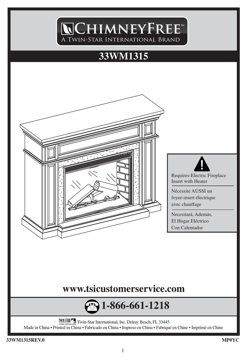 Chimney Free 33WM1315 Assembly manual