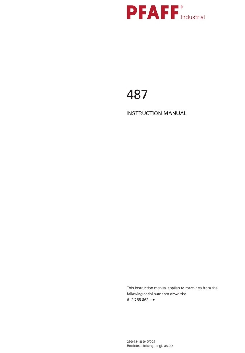 Pfaff 487 User manual