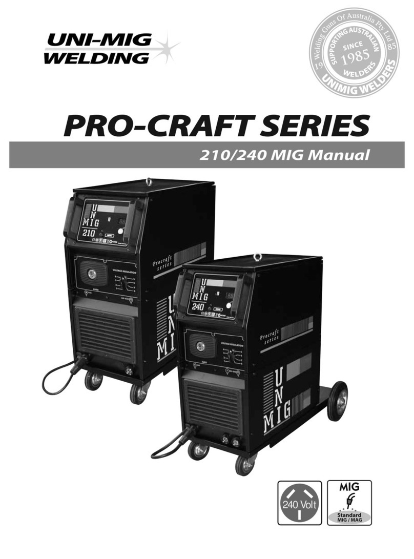 Uni-Mig PRO-CRAFT240 MIG manual