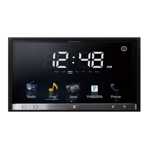 Pioneer AppRadio SPH-DA100 User information