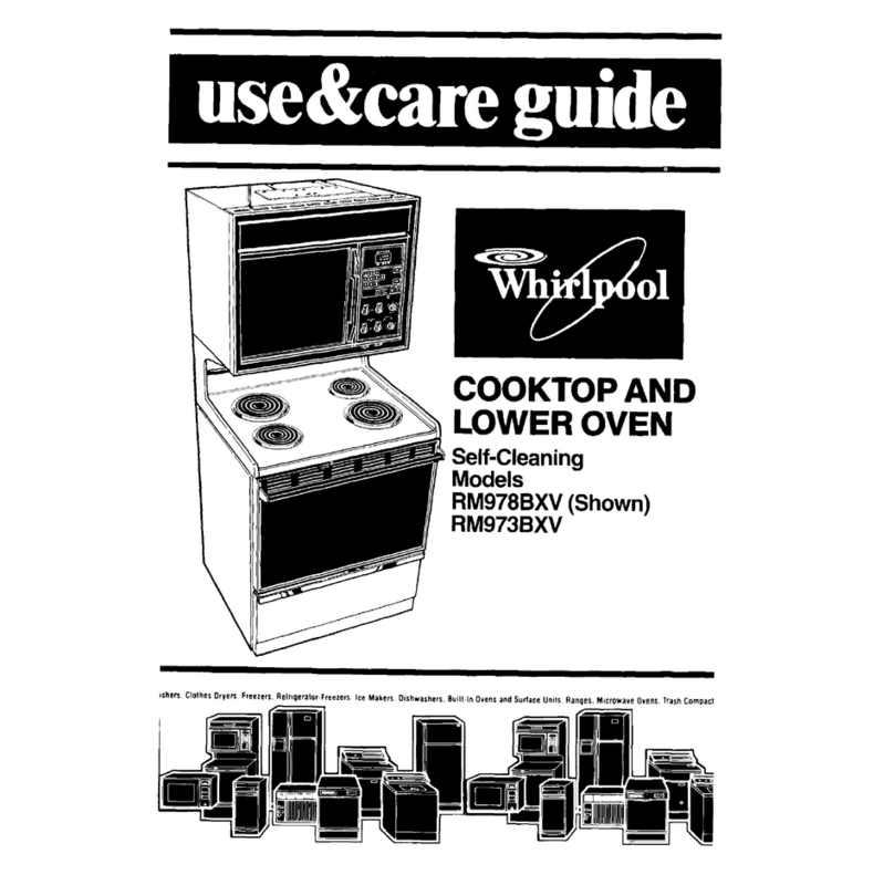 Whirlpool RM978BXV Use & care guide