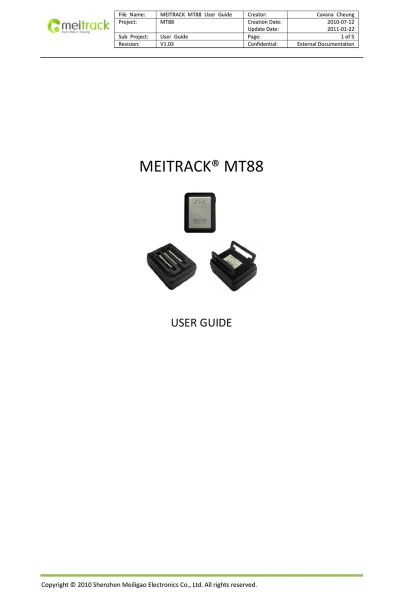 MeiTrack MT88 User manual