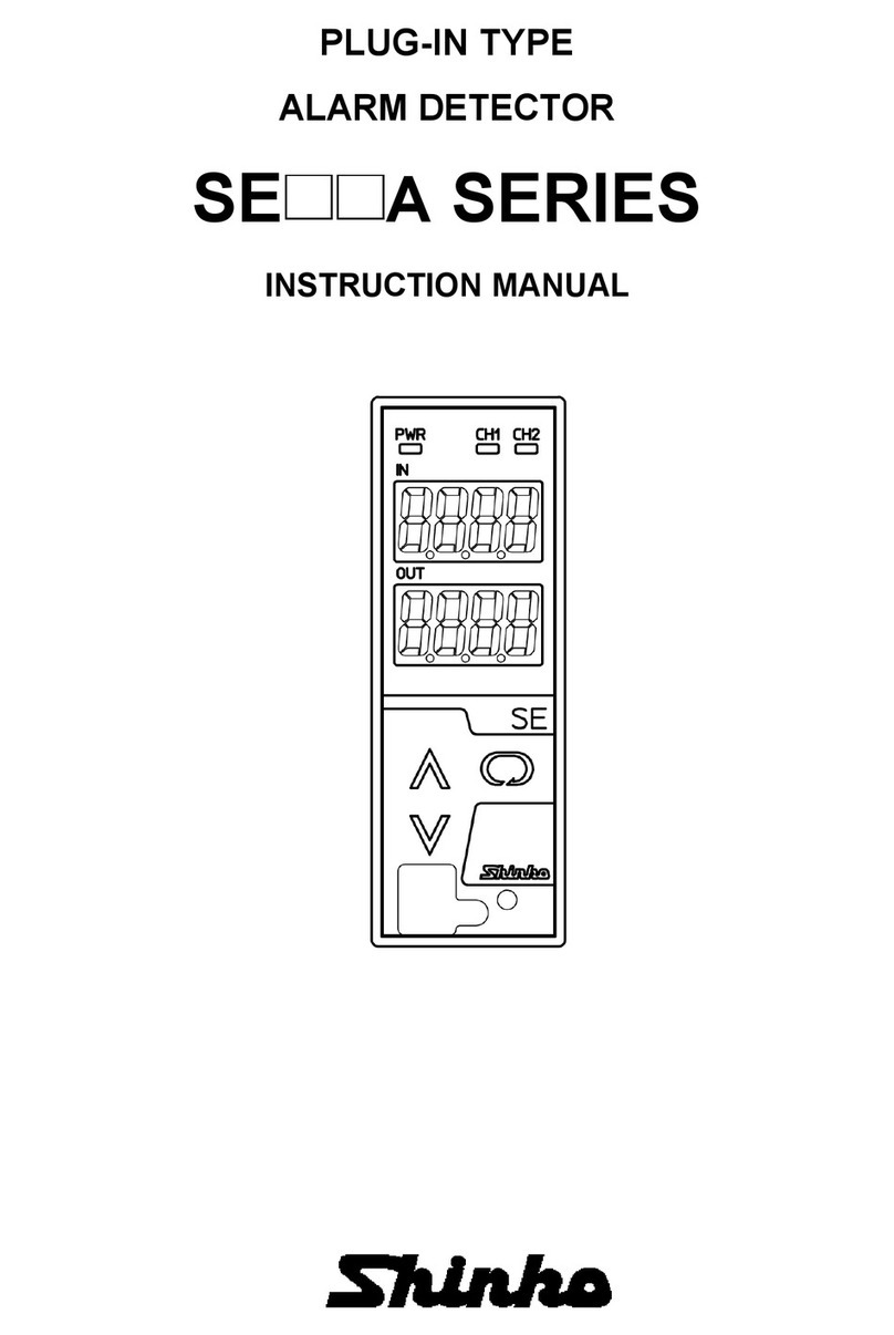 Shinko SE2EA-1-0-0 User manual