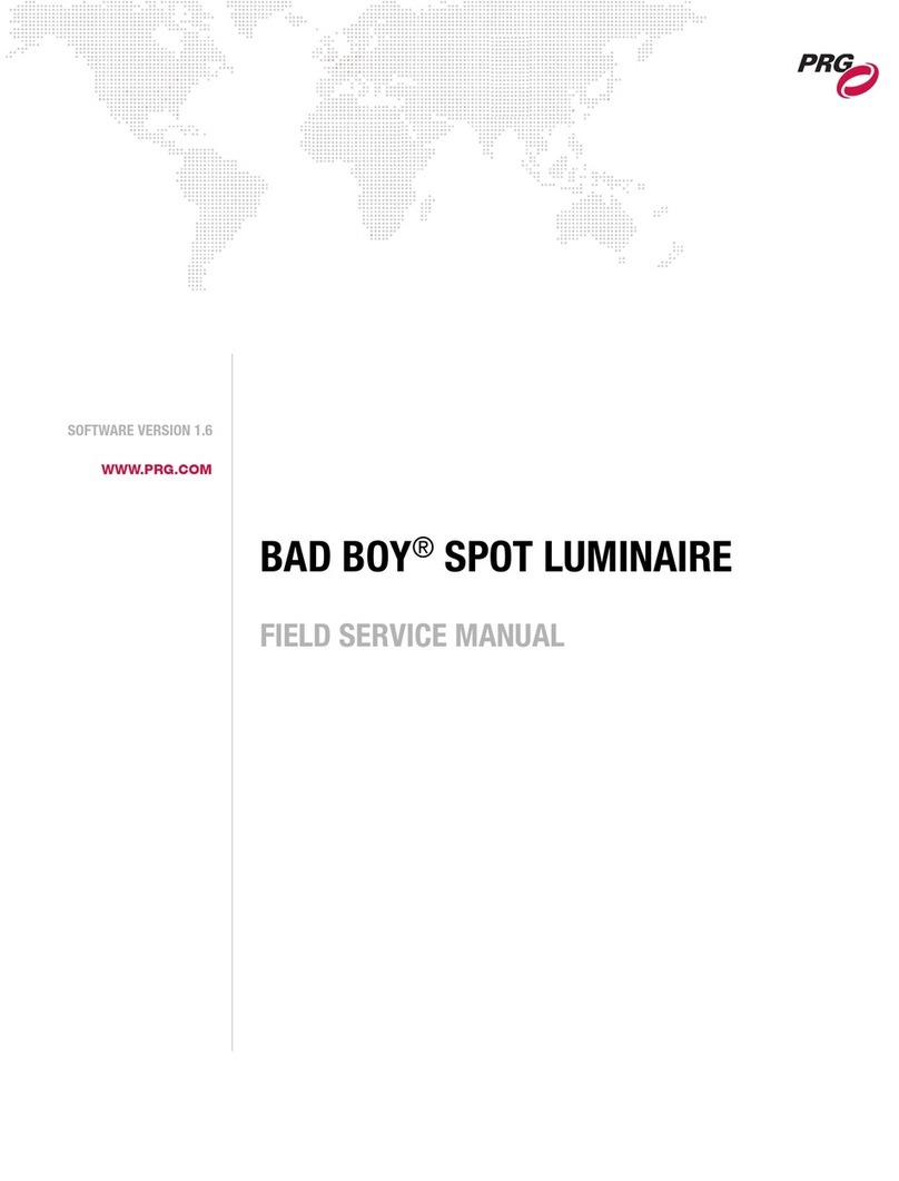 PRG Bad Boy Spot Luminaire User manual