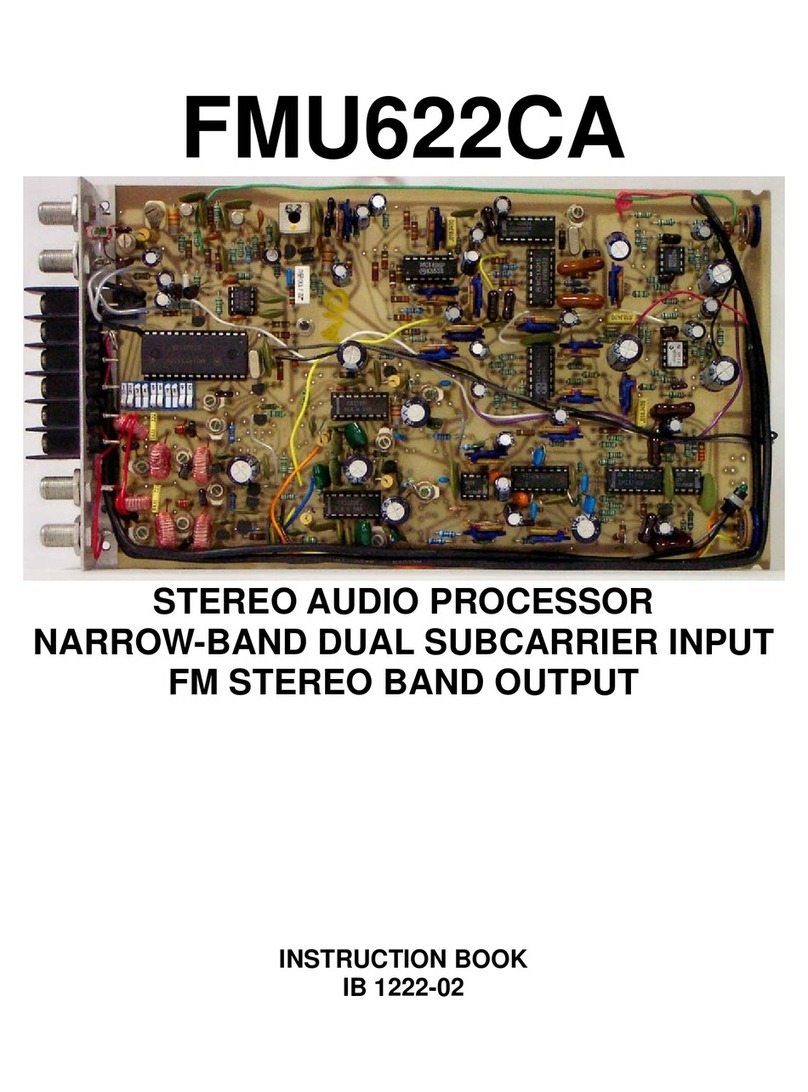 FM Systems FMU622CA Instruction book