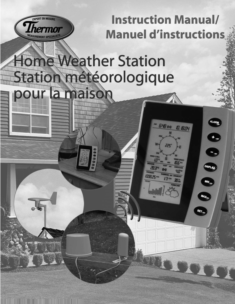 Thermor Home Weather Station instruction manual