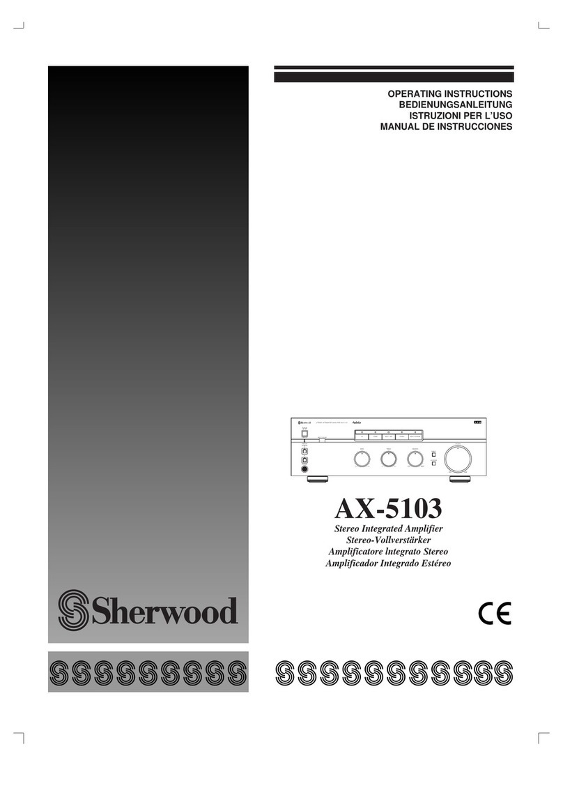Sherwood AX-5103 operating instructions