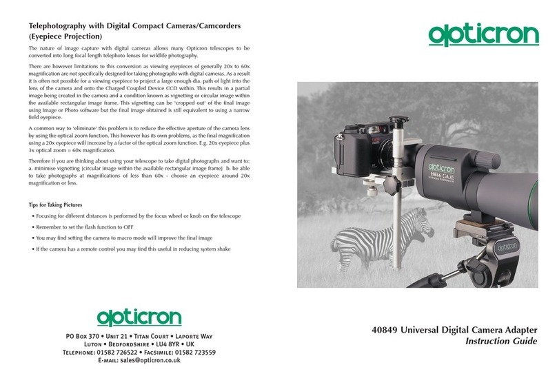 Opticron 40849 Instruction guide