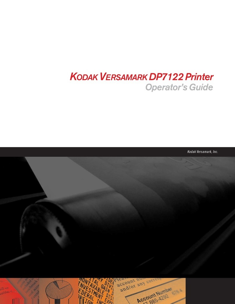 Kodak VERSAMARK DP7122 Manual