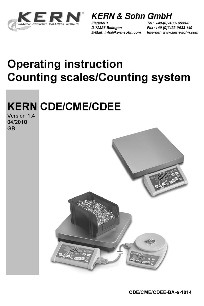 KERN CME 1000-2 User manual