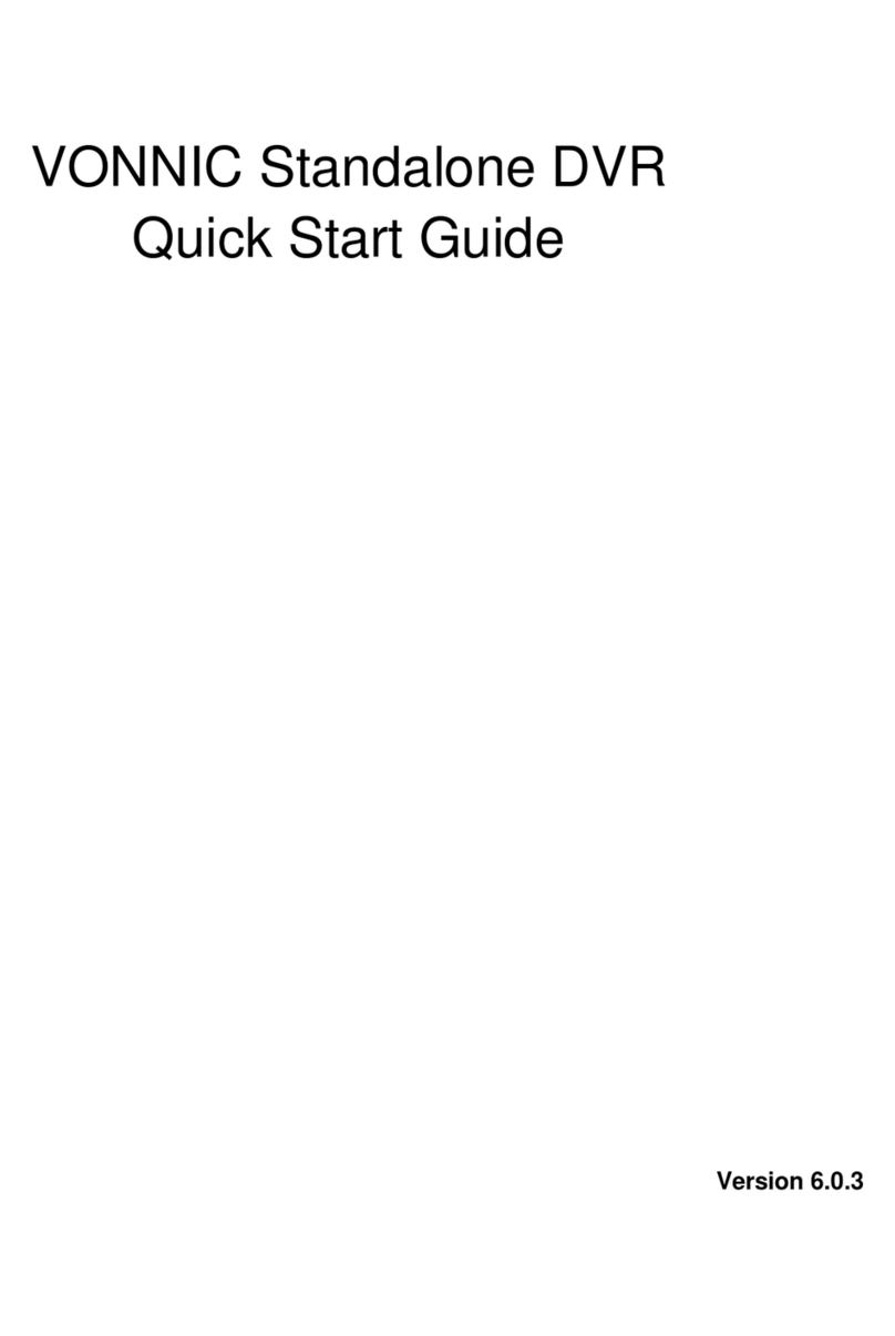 Vonnic Standalone DVR quick start guide