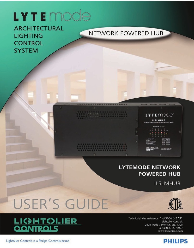 Lightolier ILSLMHUB user guide