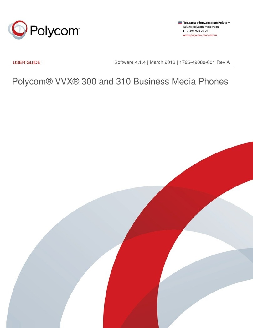 Polycom VVX 300 User manual