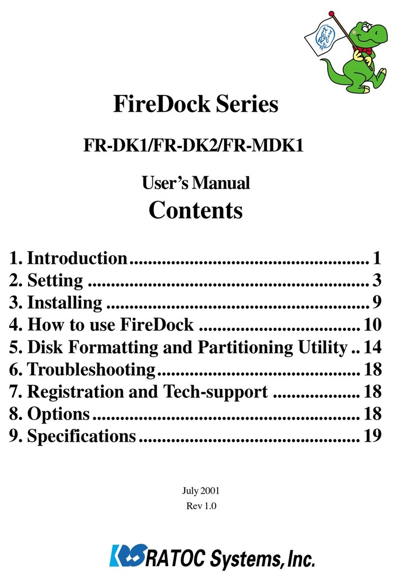 Ratoc Systems FireDock FR-DK1 user manual