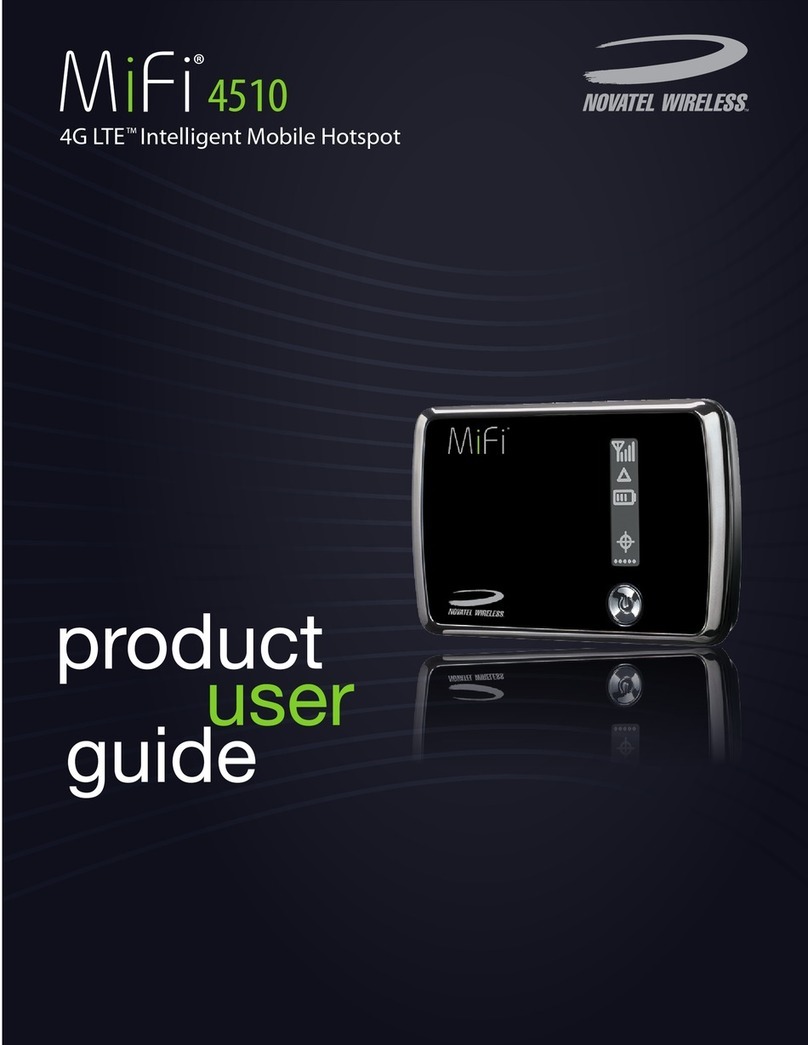 Novatel MiFi 45100 Specification sheet