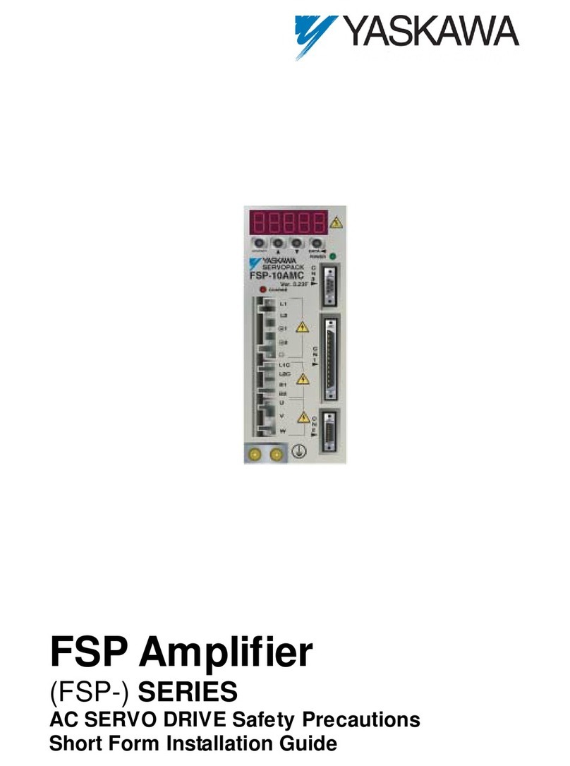 YASKAWA FSP Series Short form installation guide