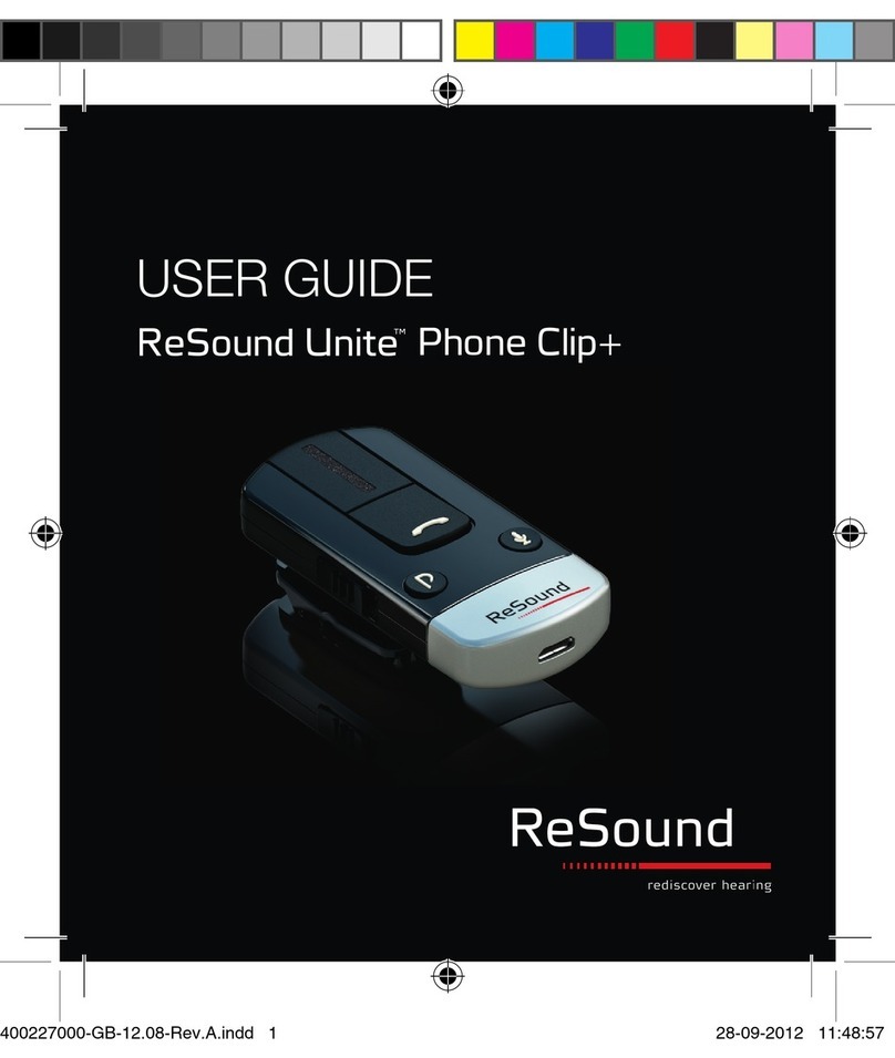 ReSound Unite Phone Clip+ user guide