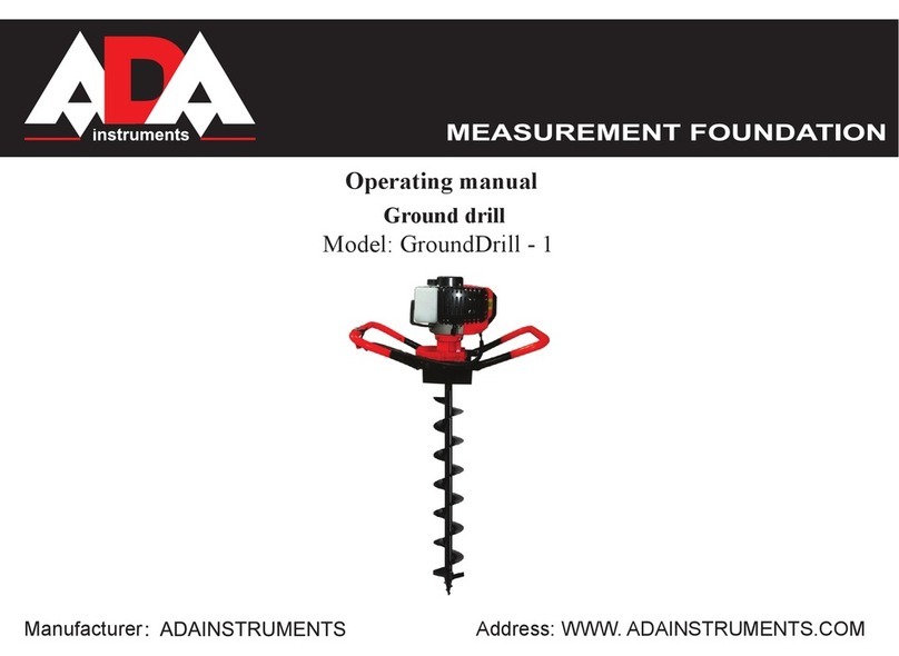 ADA INSTRUMENTS GroundDrill - 1 operating manual