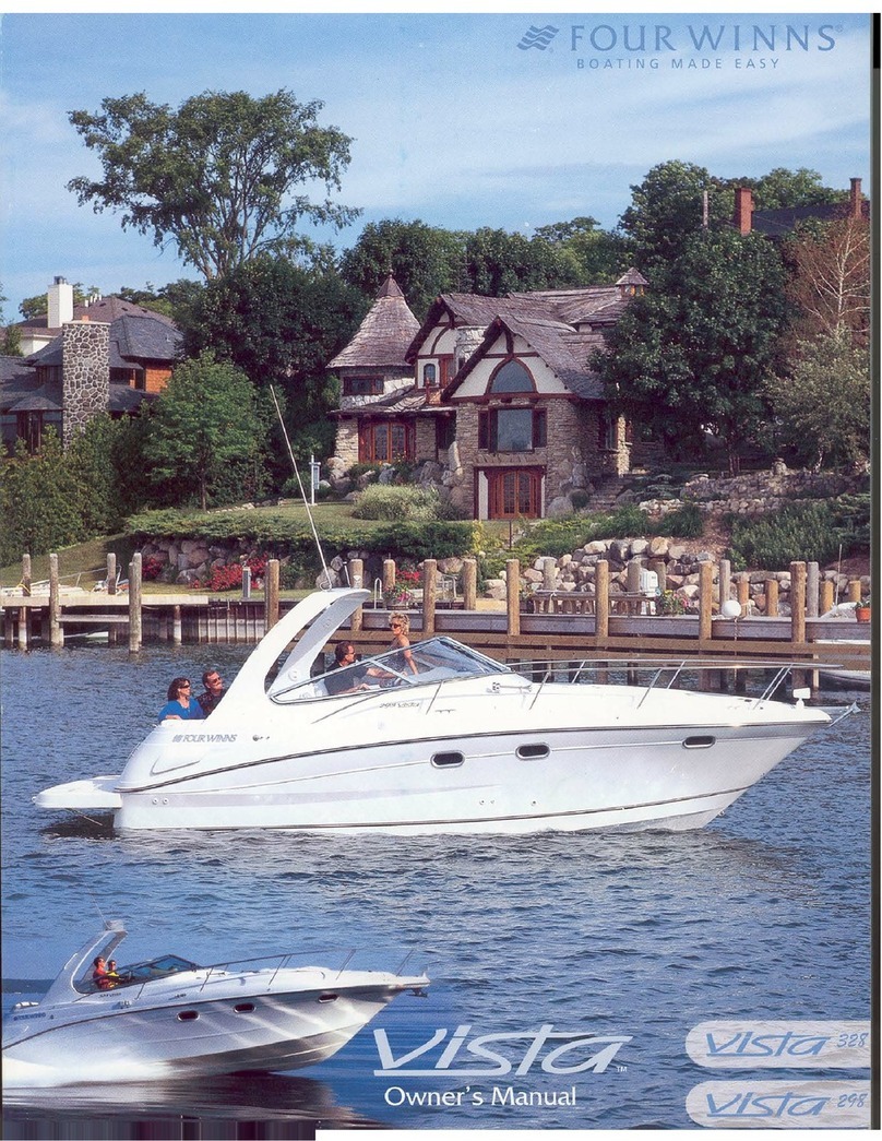 Four winns 328 Vista User manual Four winns 328 Vista User manual