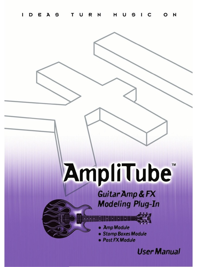 IK Multimedia 5 STOMP effects user manual