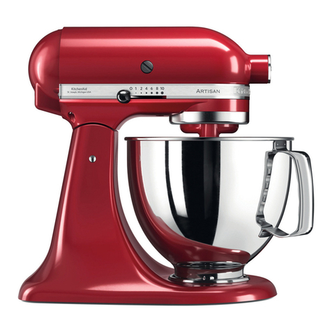 KitchenAid TILT-HEAD STAND MIXER User manual