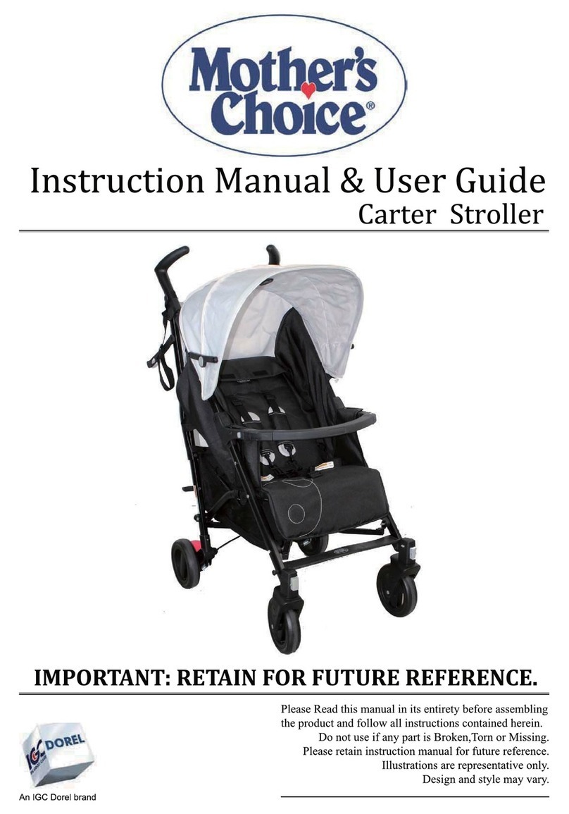 Mothers choice Carter stroller Guide