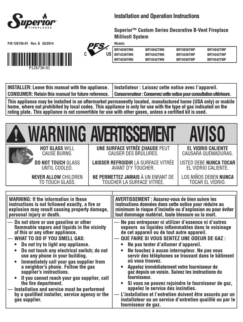 Superior BRT4036TMN User manual