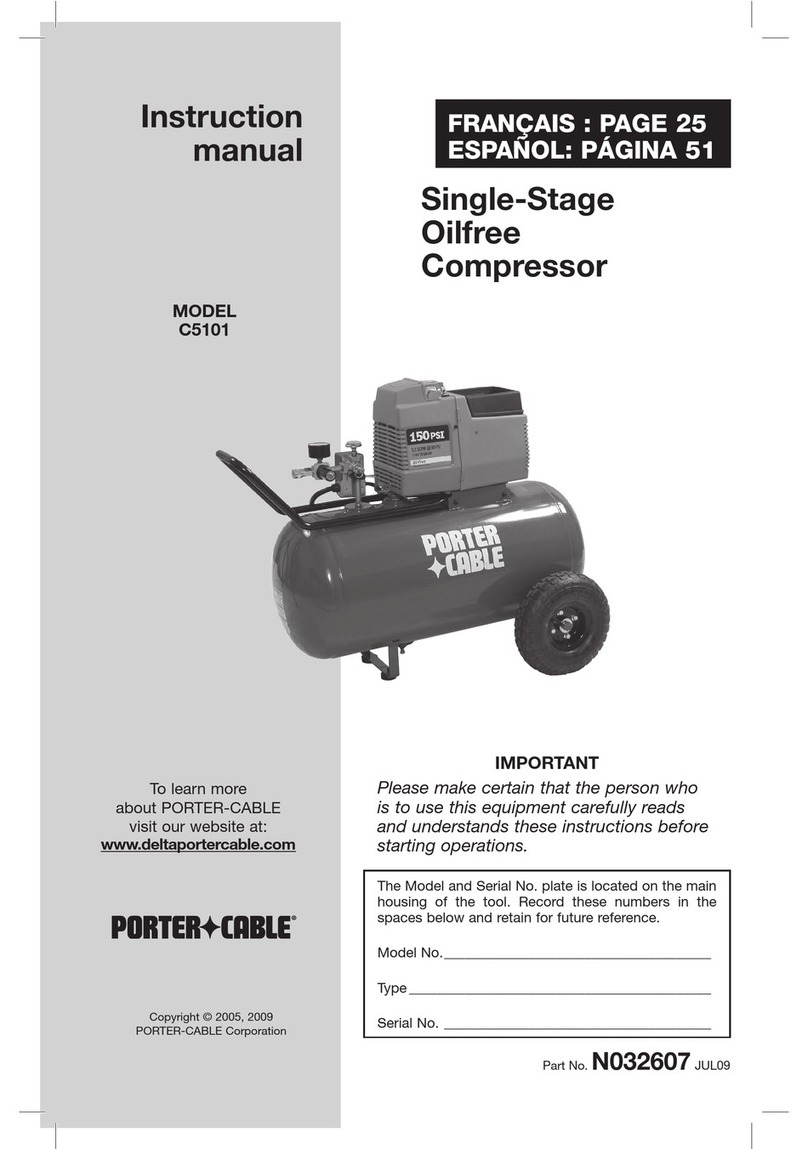 Porter-Cable C5101 instruction manual