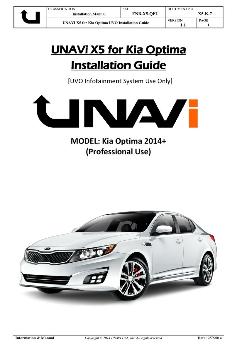 UNAVi X5 User manual