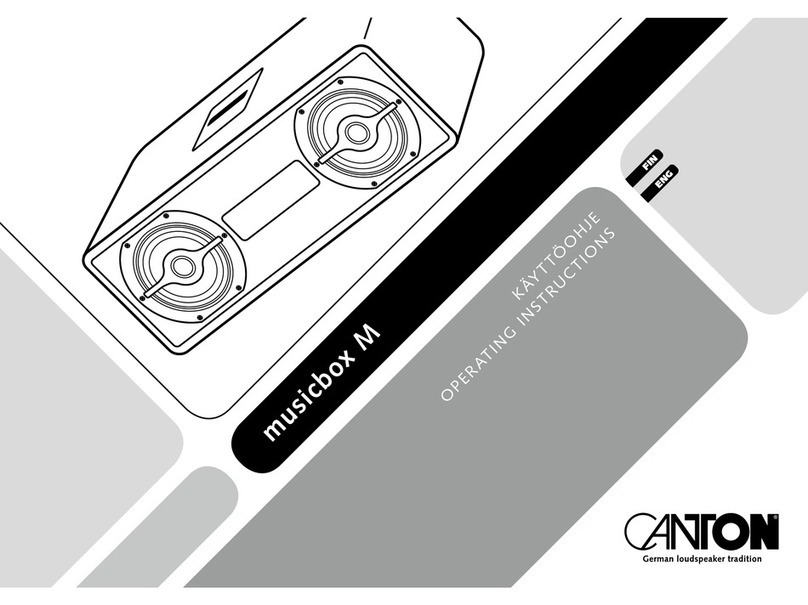 Canton musicbox M operating instructions