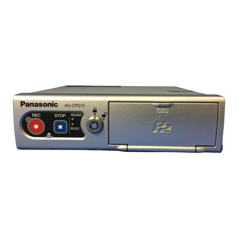 Panasonic AG-CPD15P operating instructions