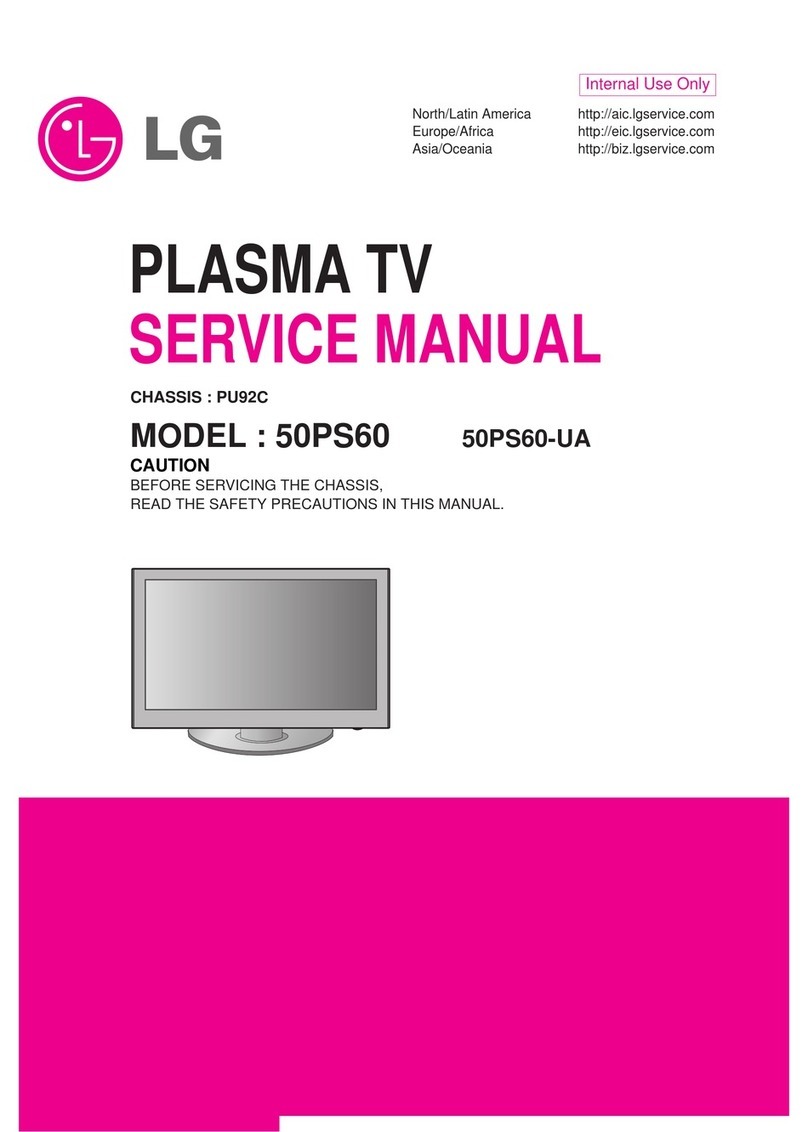 LG 50PS60 Series Service manual