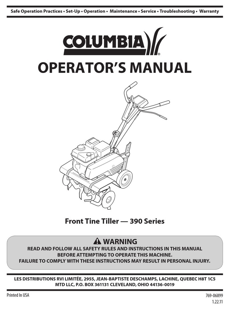 Columbia 390 Series User manual