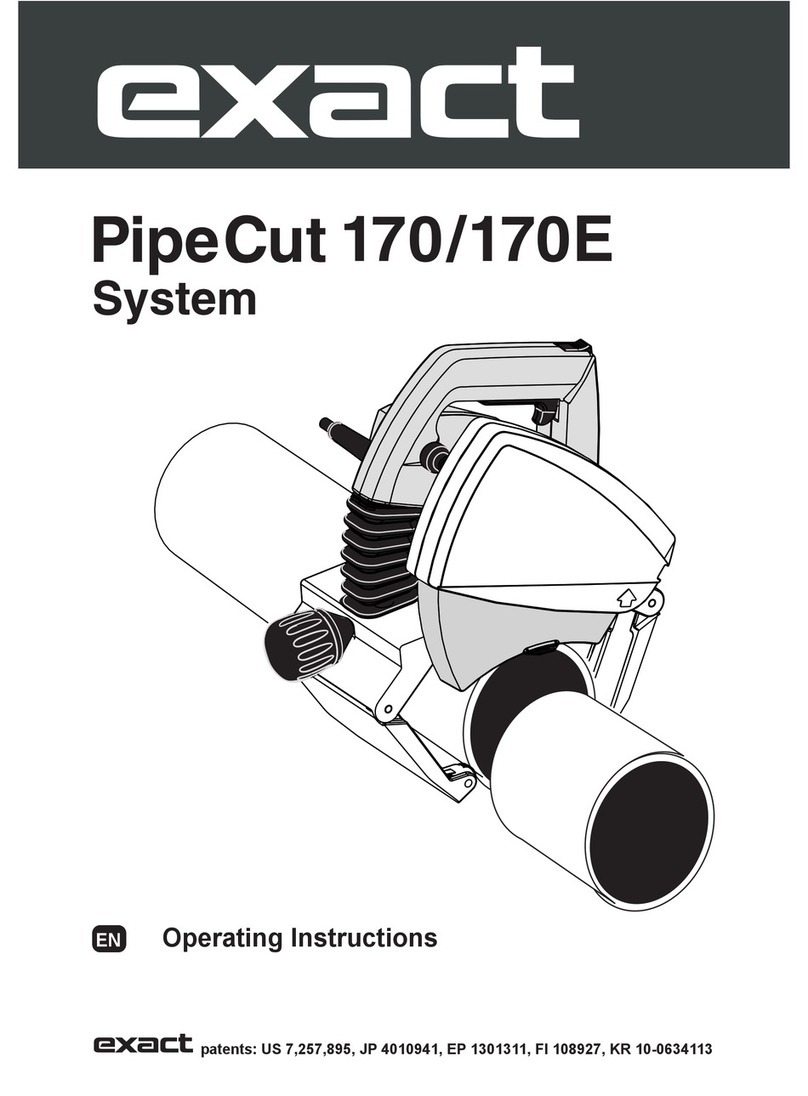 eXact PipeCut 170 operating instructions