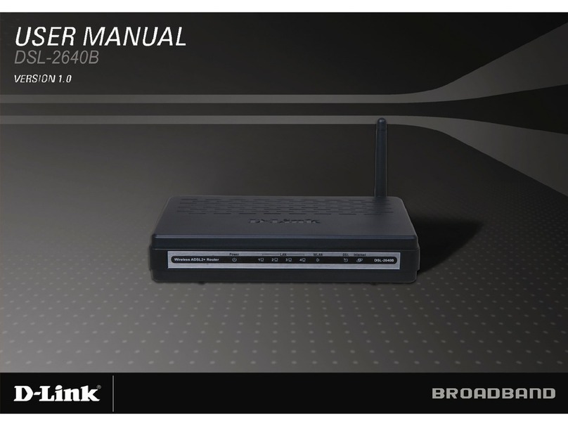 D-Link DSL-2640B User manual D-Link DSL-2640B User manual