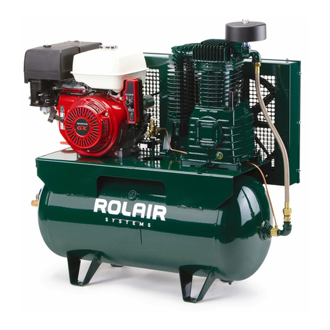 Rolair STATIONARY AIR COMPRESSOR manual