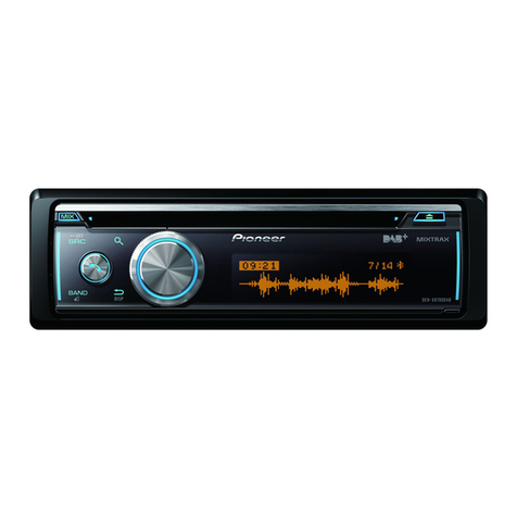 Pioneer DEH-X8700BH User manual Pioneer DEH-X8700BH User manual