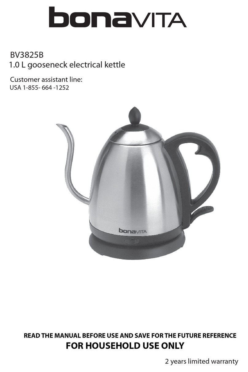 Bonavita BV3825B manual