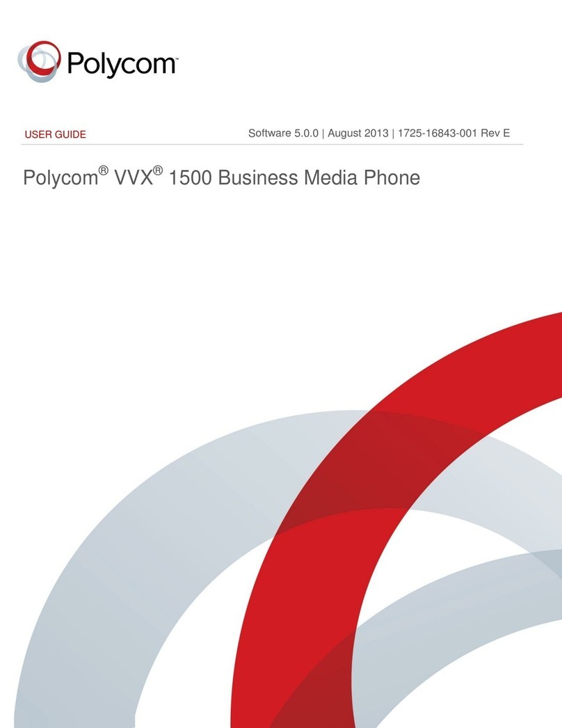 Polycom WX 1500 User manual