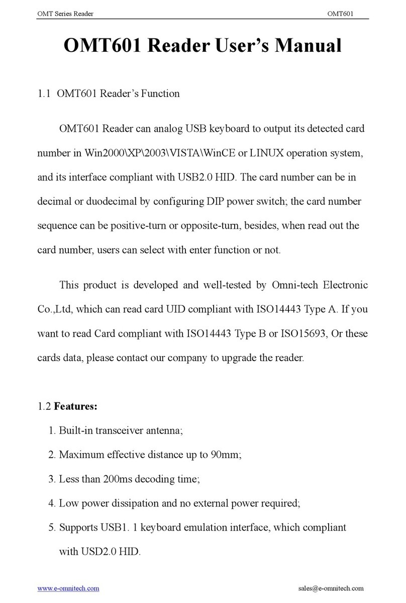 E-omnitech OMT601 user manual