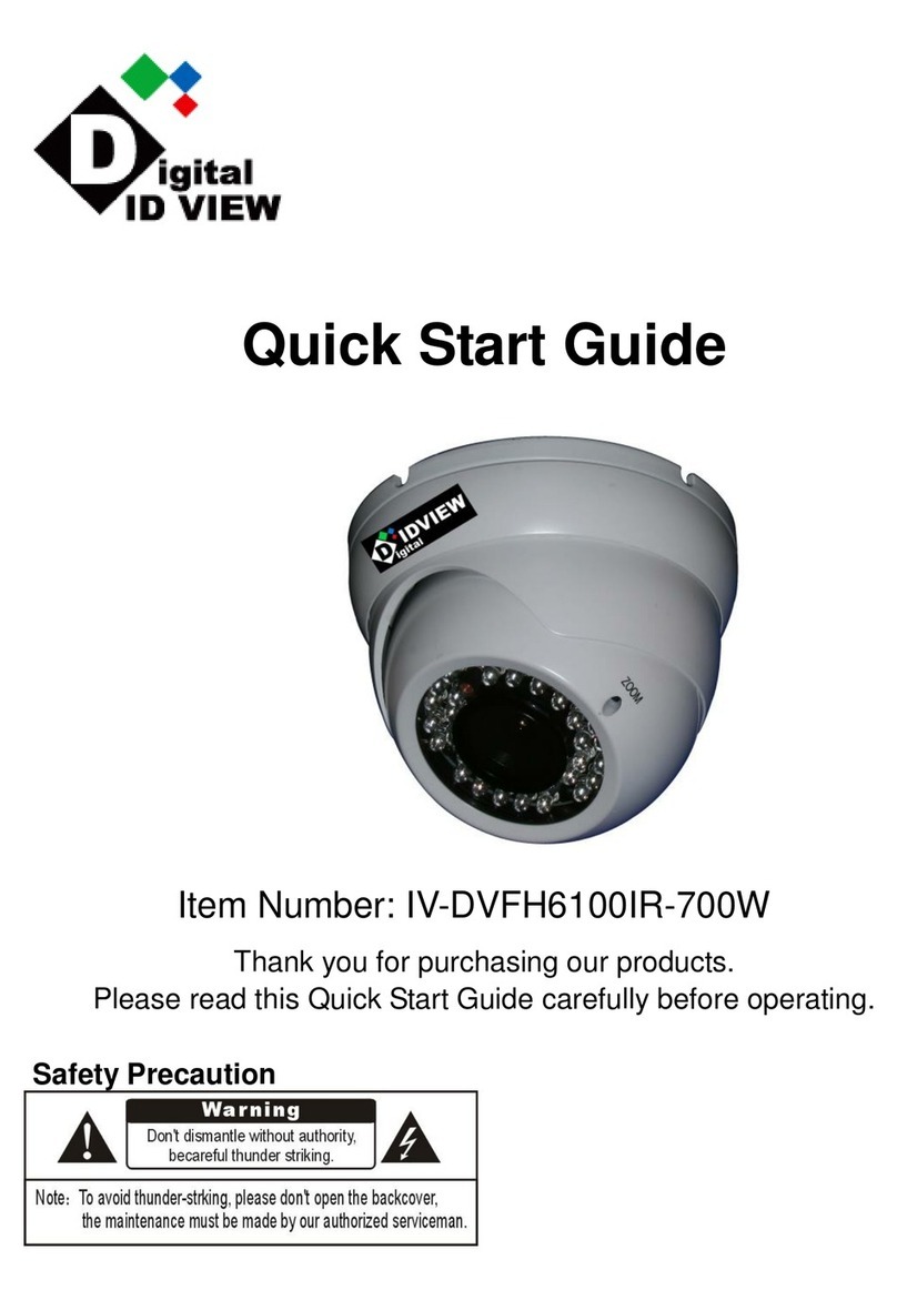 Digital ID View IV-DVFH6100IR-700W User manual