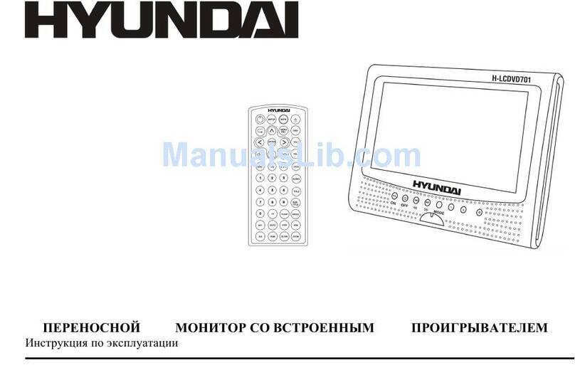 Hyundai H-LCDVD701 User manual