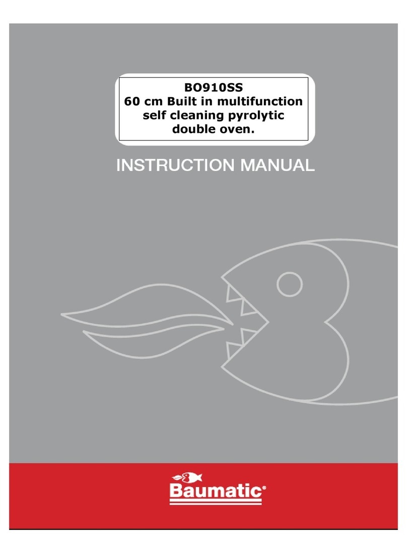 Baumatic BO910SS User manual